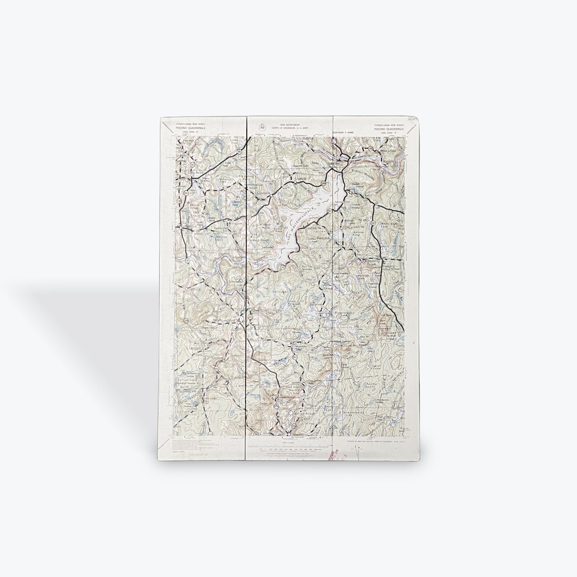 Map Of Lake Wallenpaupack